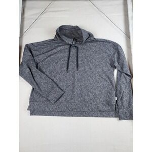 Mondetta Performance Luxe Hoodie Women's XL Gray Marled Stretch Athleisure